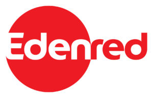 Edenred logo CMYK red